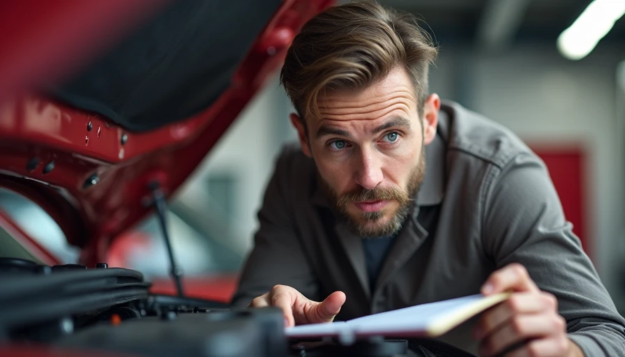 Visual context for questions to ask when buying a used car